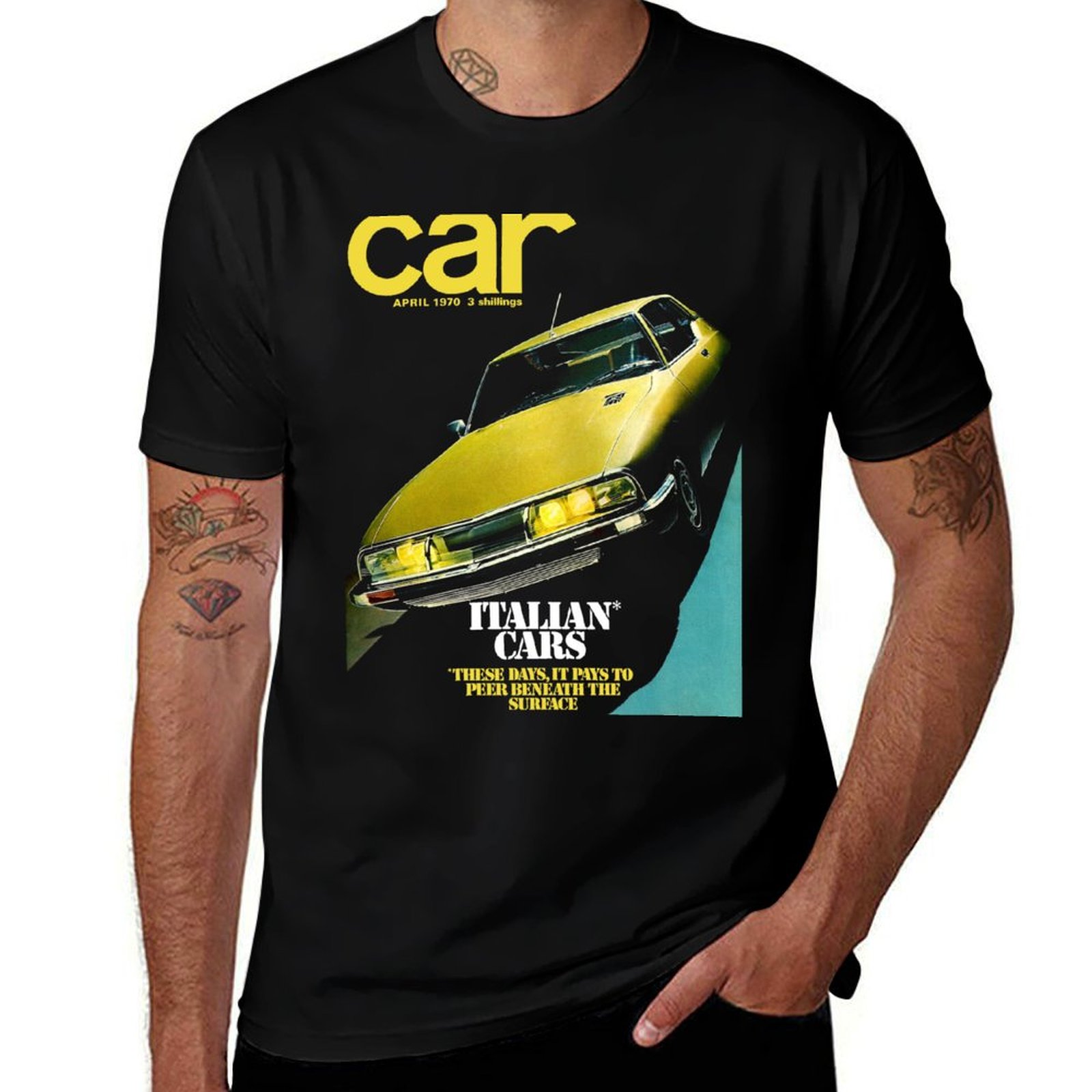 Mens Fashion Magazines - Camiseta SM (CAPA DA REVISTA ABRIL