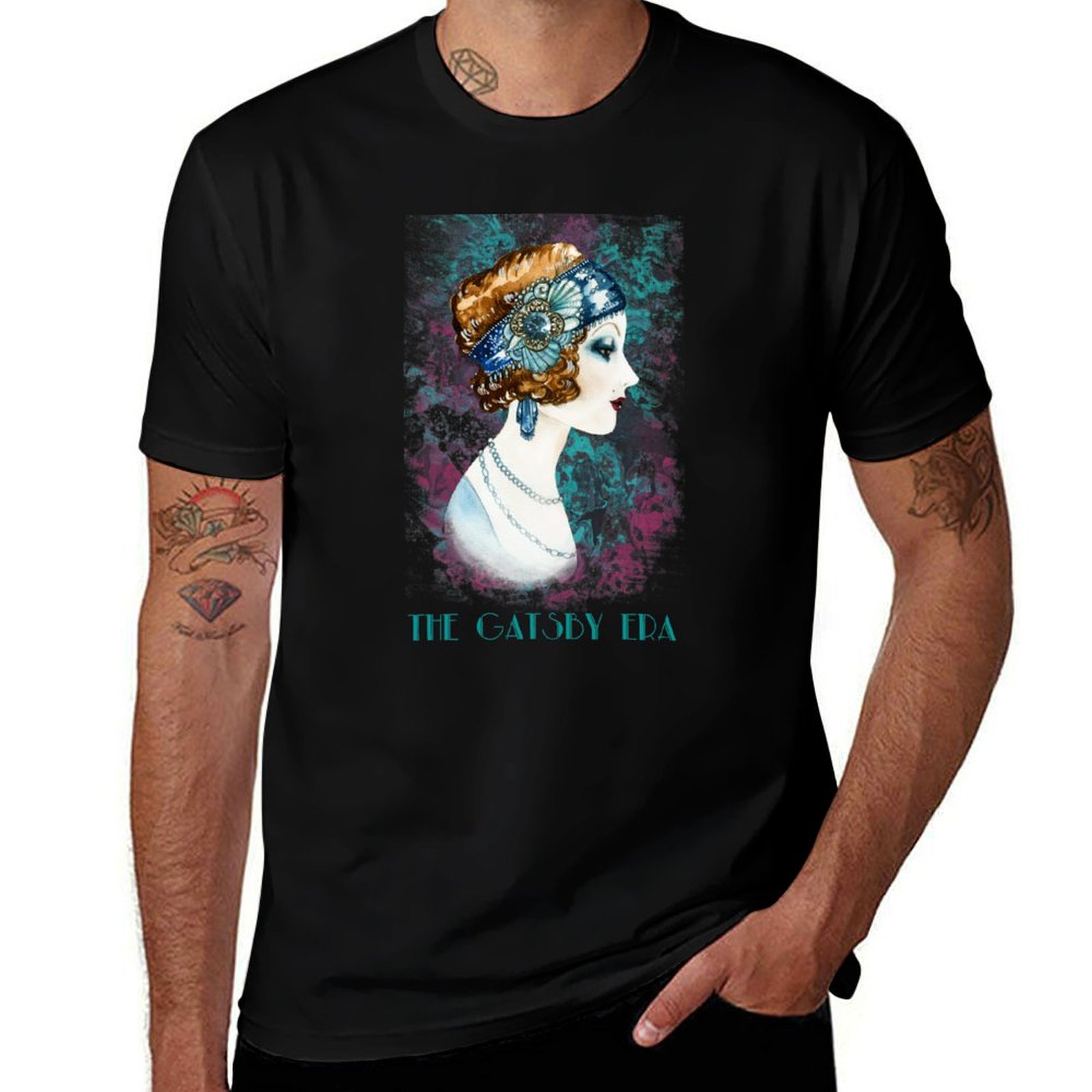 Men'S Fashion Roaring 20S - Camiseta Feminina Estilo Flapper Anos 20,