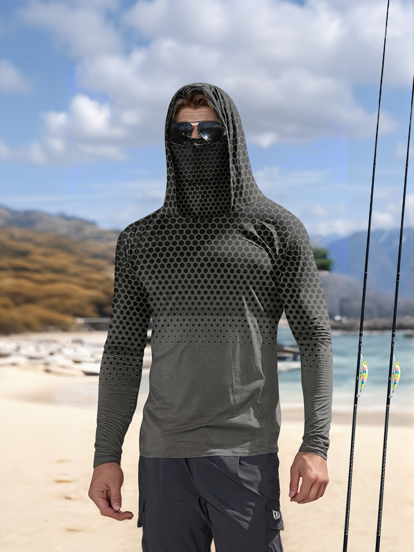 Men'S Fashion For Summer - Camisa de Pesca Masculina de Verão