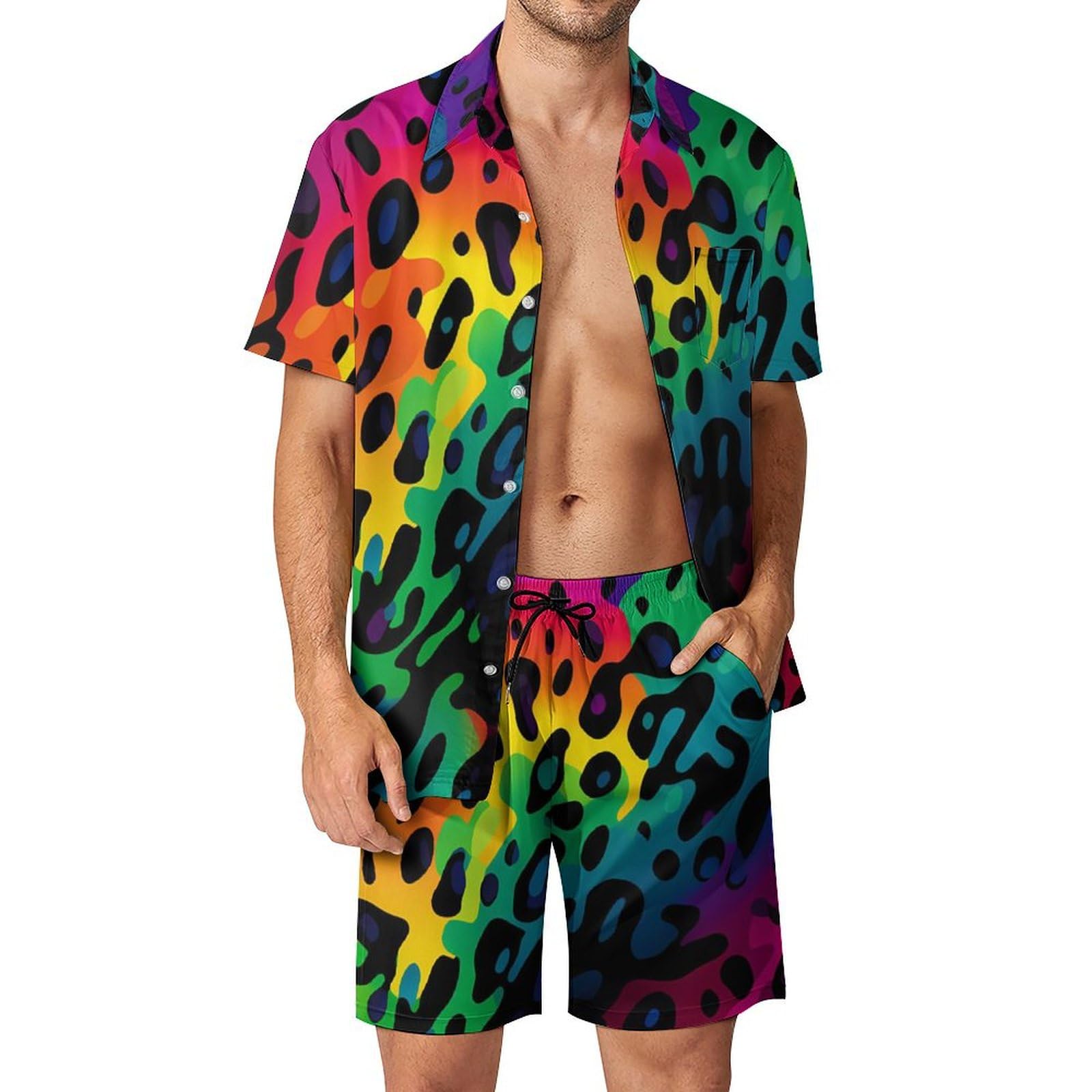 Men'S Fashion Videos - Conjunto de Camisa e Shorts Masculino