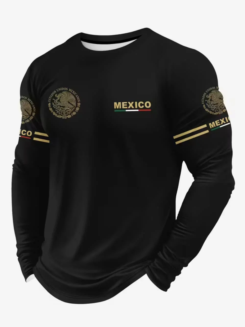 Fashion Mens Shirt - Camiseta masculina com estampa de águia