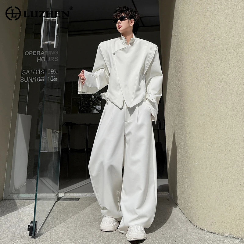 Men Fashion Elegant - LUZHEN 2026 Novo Conjunto Original Elegante