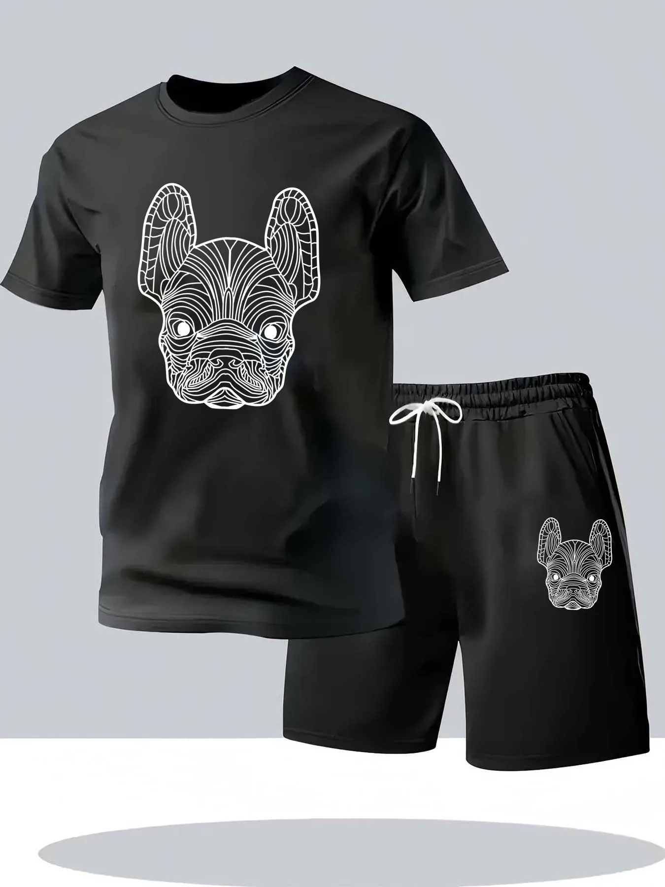 Men'S Fashion Advice - Conjunto de camiseta e shorts masculino