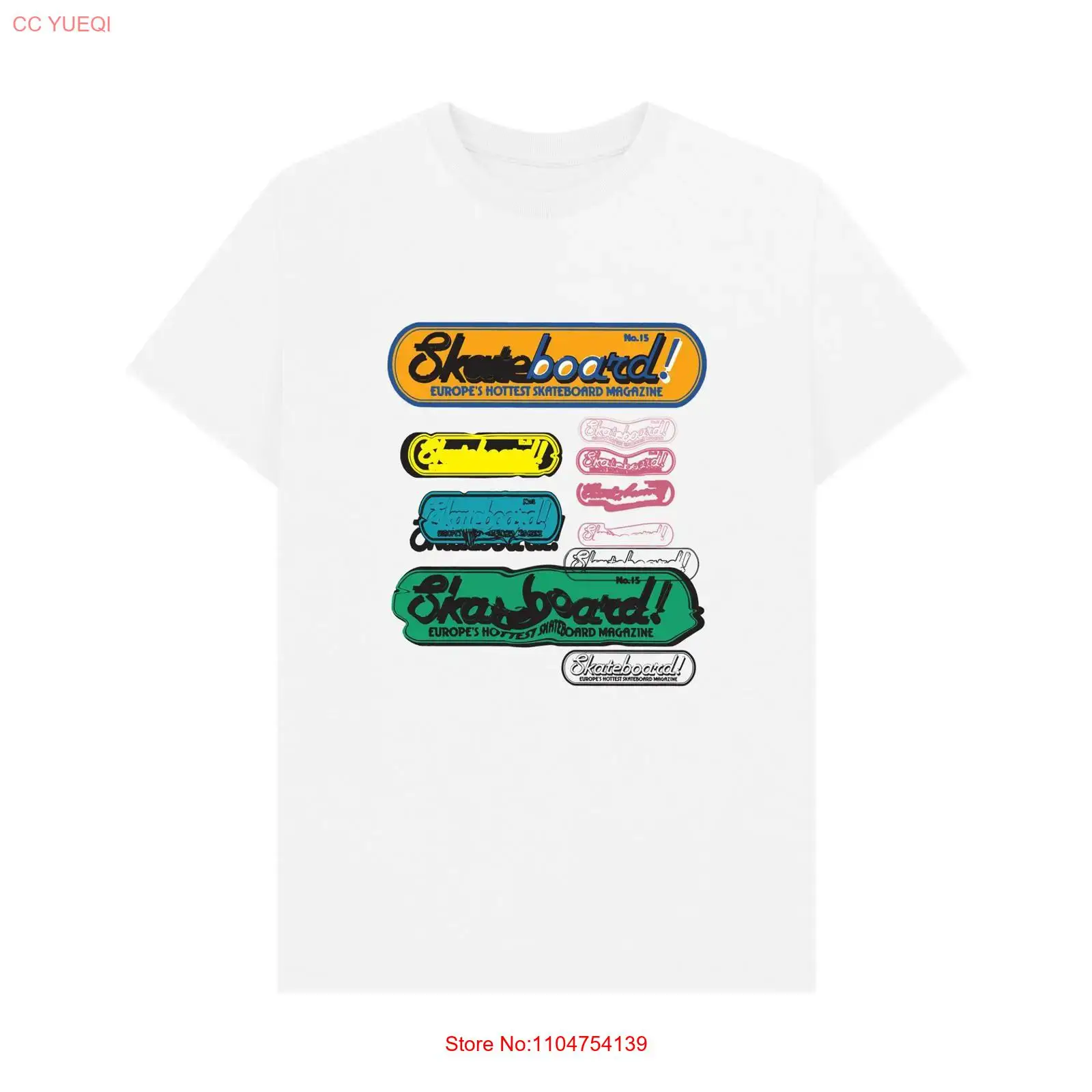 Mens Fashion Magazines - Camiseta Oficial Premium Skateboard Magazine More