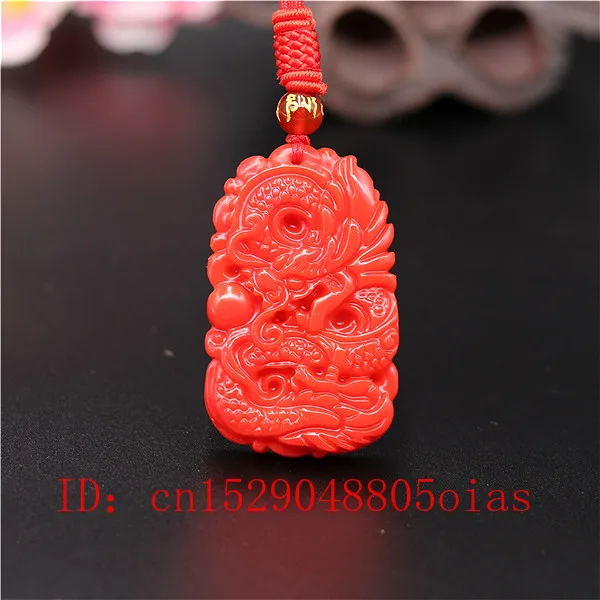 Men'S Fashion Designer - Pingente de pedra de jade coral