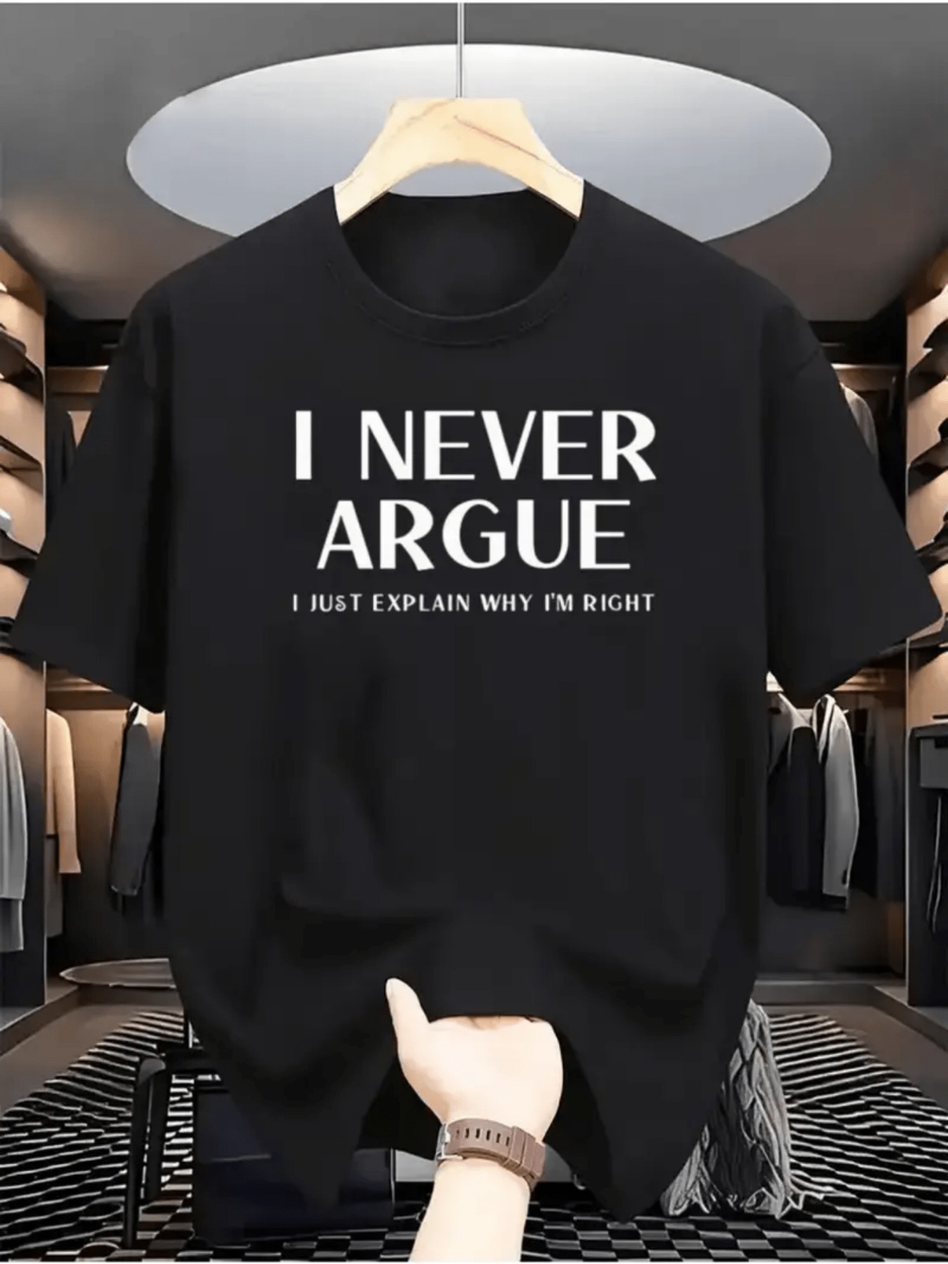 Men'S Fashion Explained - Camiseta Unissex com Estampa de Texto