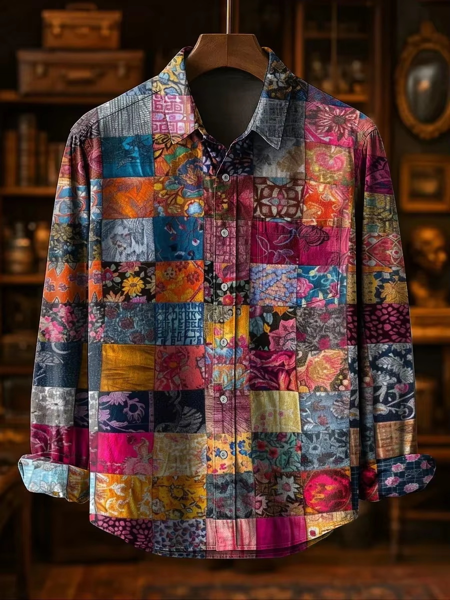 Fashion Mens Shirt - Camisa Casual Masculina de Linho com