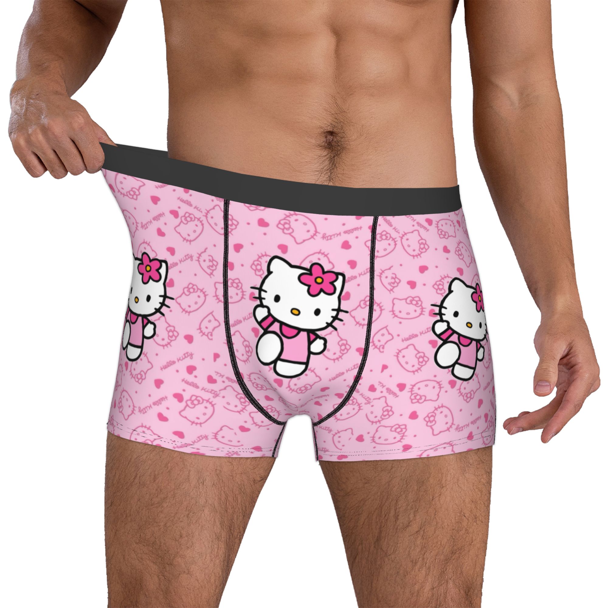 Cuecas Boxer Estampadas Rosa K - Men'S Fashion Underwear avaliação e preço
