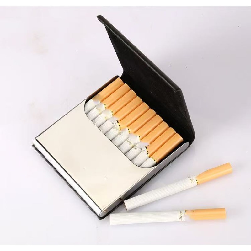 Estojo de Cigarros de Aço Inox - Men'S Fashion Designer avaliação e preço