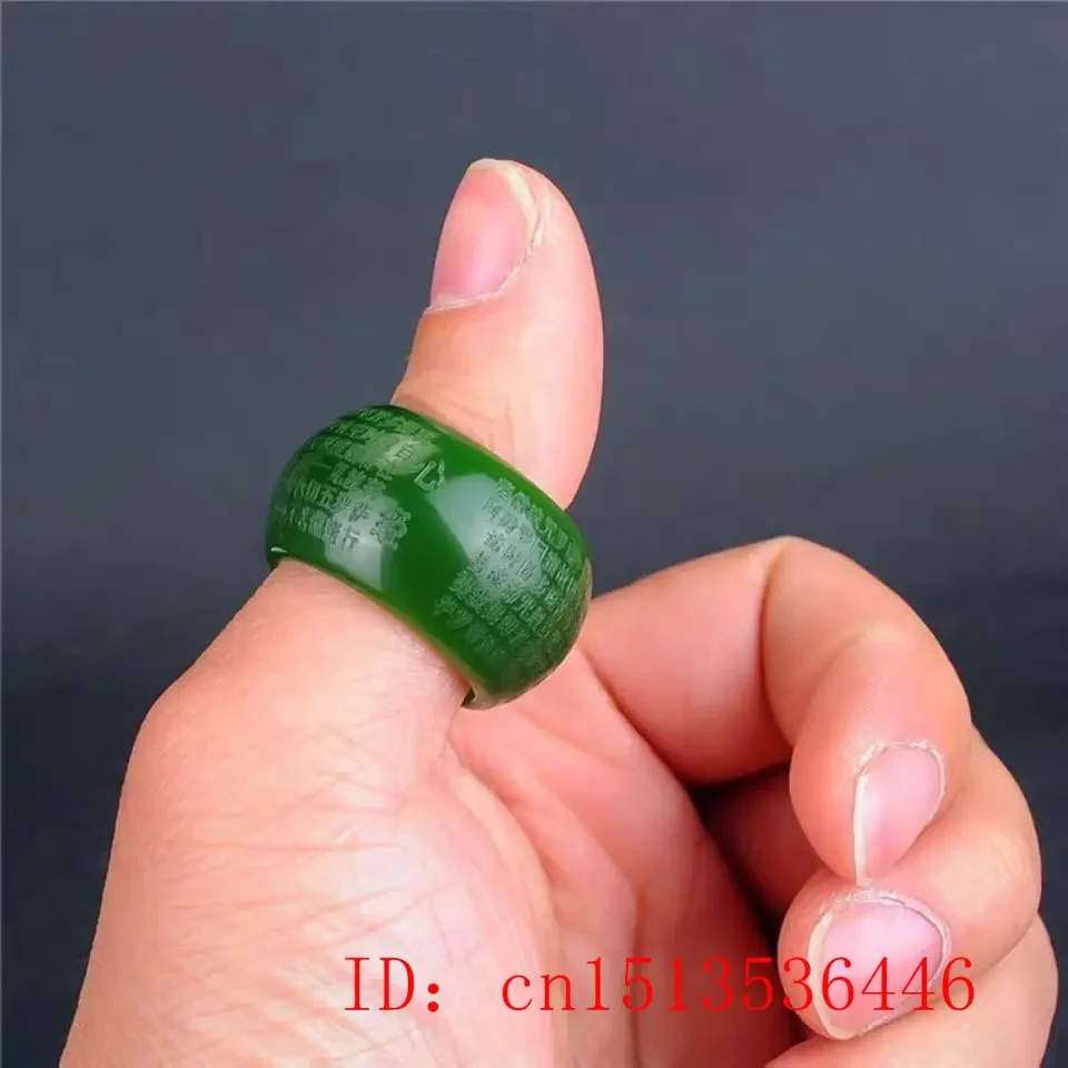 Anel de Jade Verde Natural 22m - Men'S Fashion Designer avaliação e preço