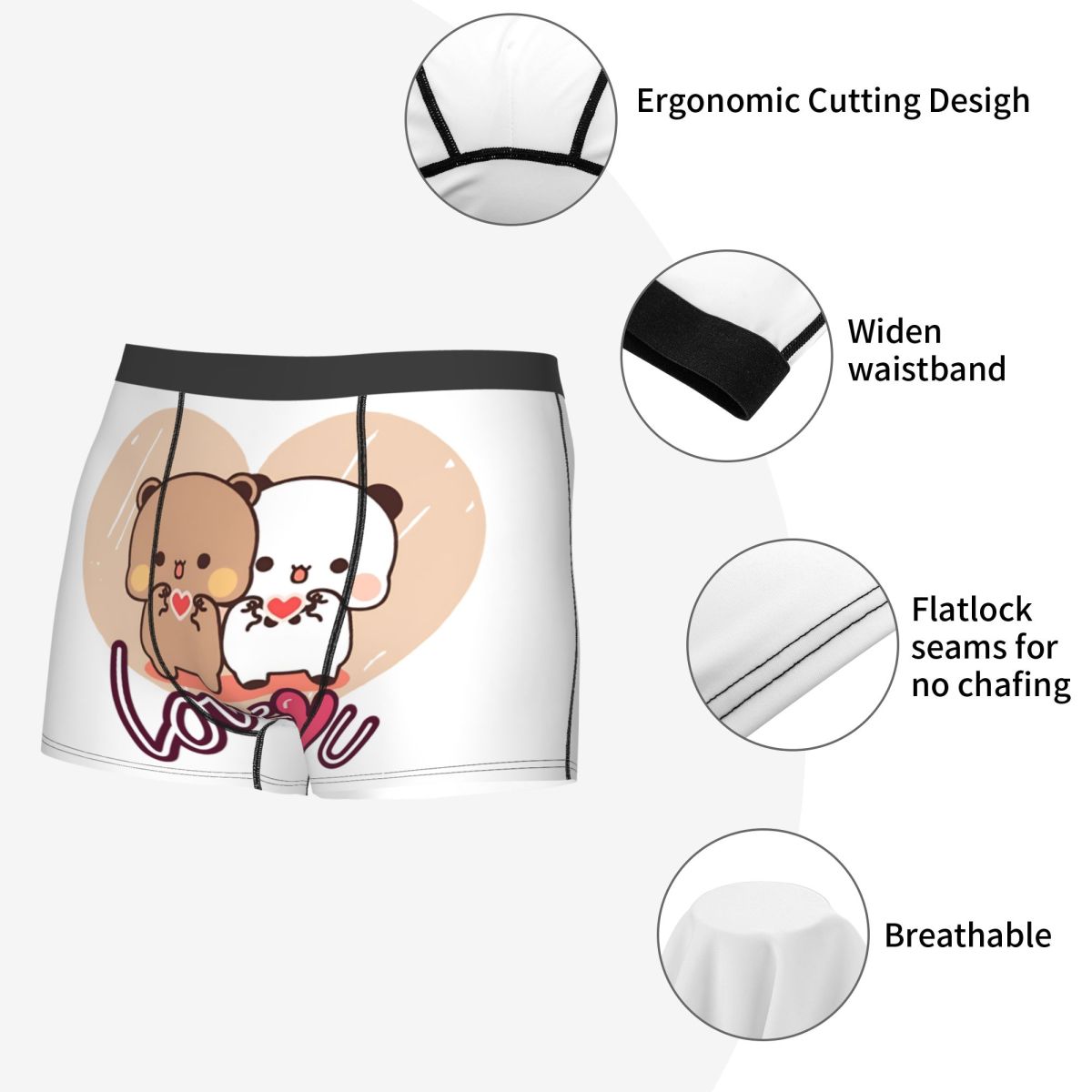 Fashion Panda e Brownie Boxers - Men'S Fashion Underwear avaliação e preço