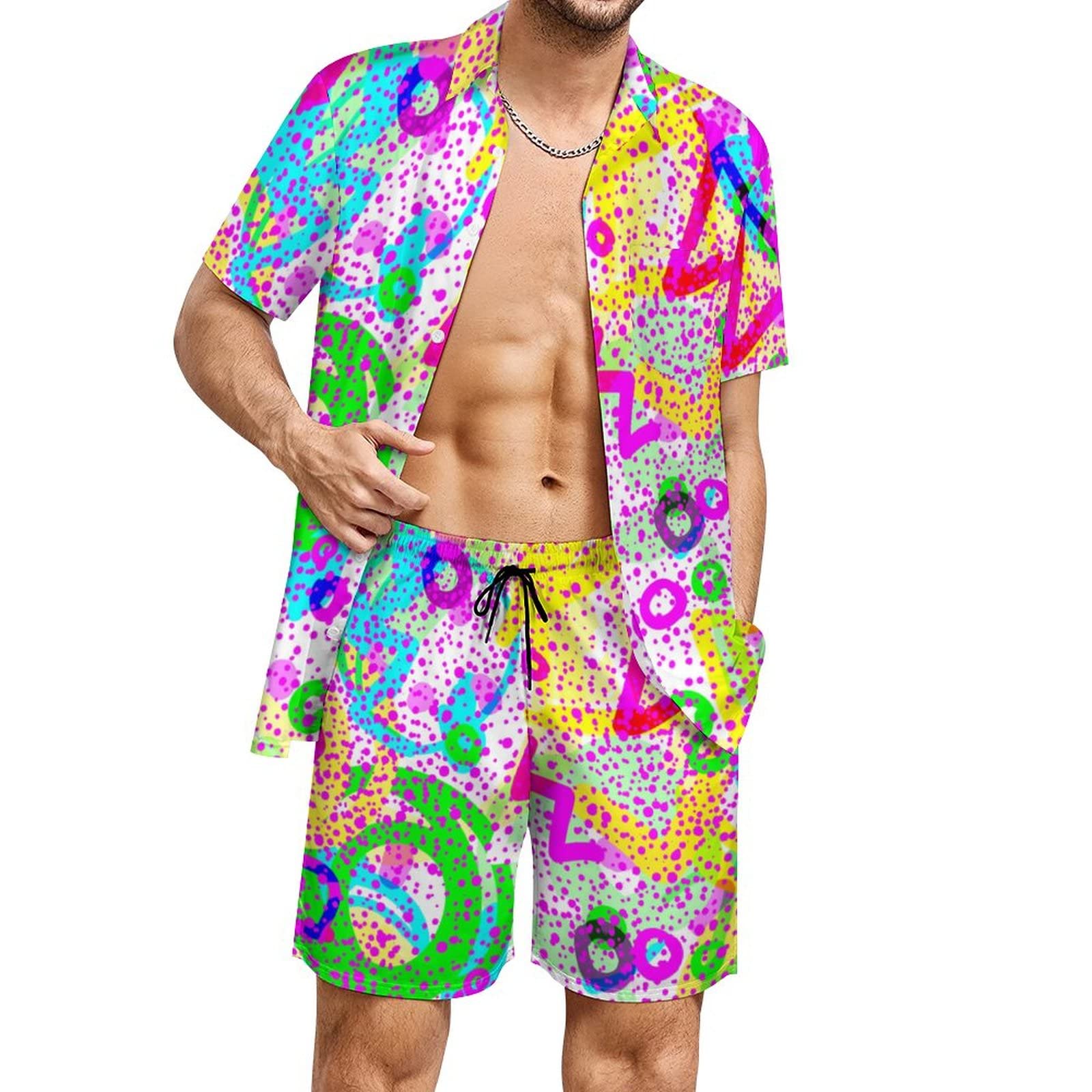 Conjunto de Camisa e Shorts Ma - Men'S Fashion Videos avaliação e preço