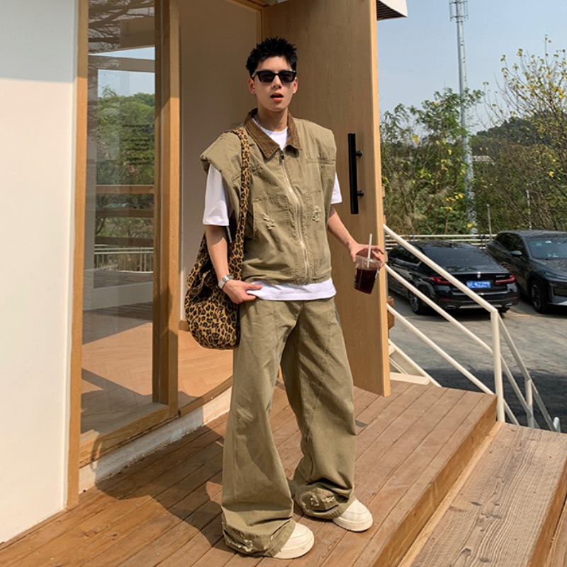 Jaqueta Jeans Retrô Masculina  - Men'S Fashion For Summer avaliação e preço