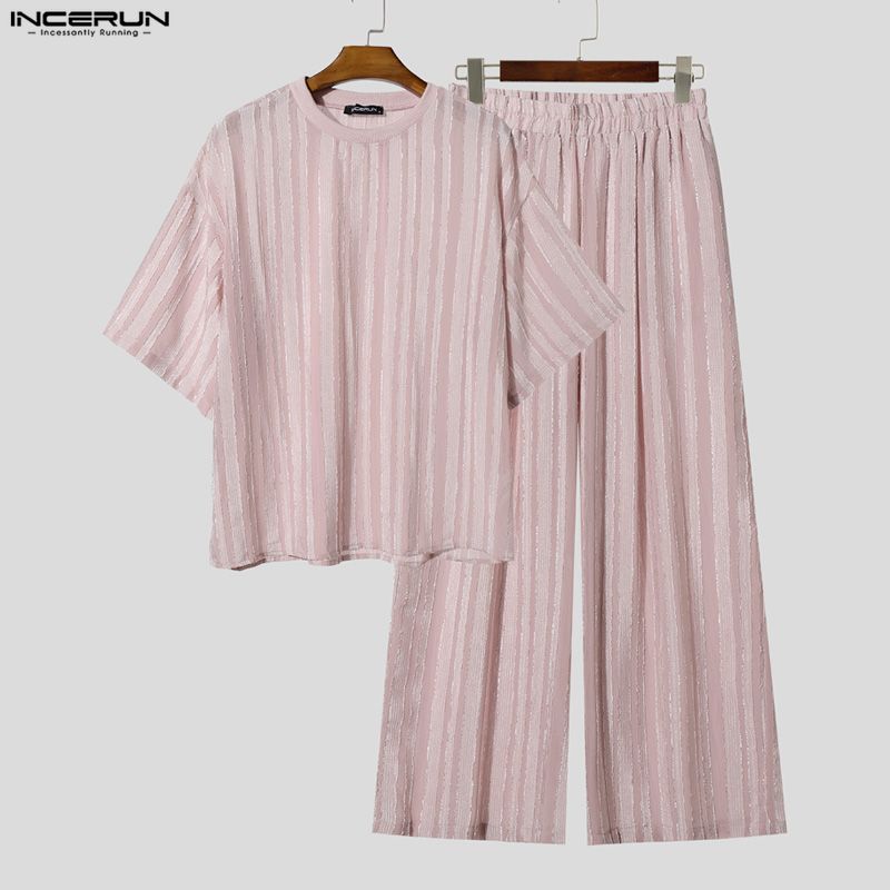 Conjuntos Masculinos INCERUN,  - Men'S Fashion Course avaliação e preço