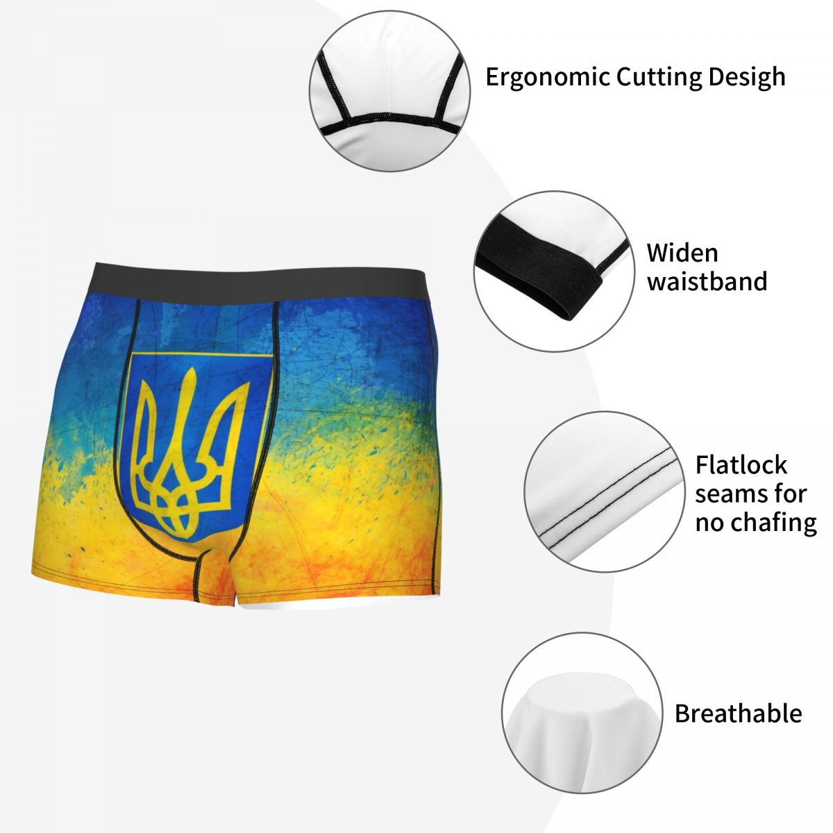 Cuecas boxer masculinas com ba - Men'S Fashion Underwear avaliação e preço