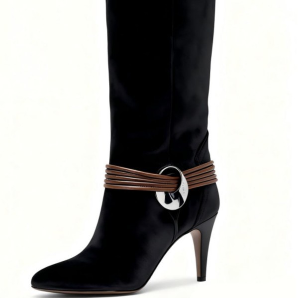 Botas femininas de camurça até - Men Fashion Elegant avaliação e preço