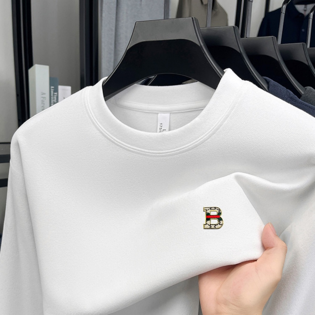 Camiseta masculina de algodão  - Fashion Mens Shirt avaliação e preço