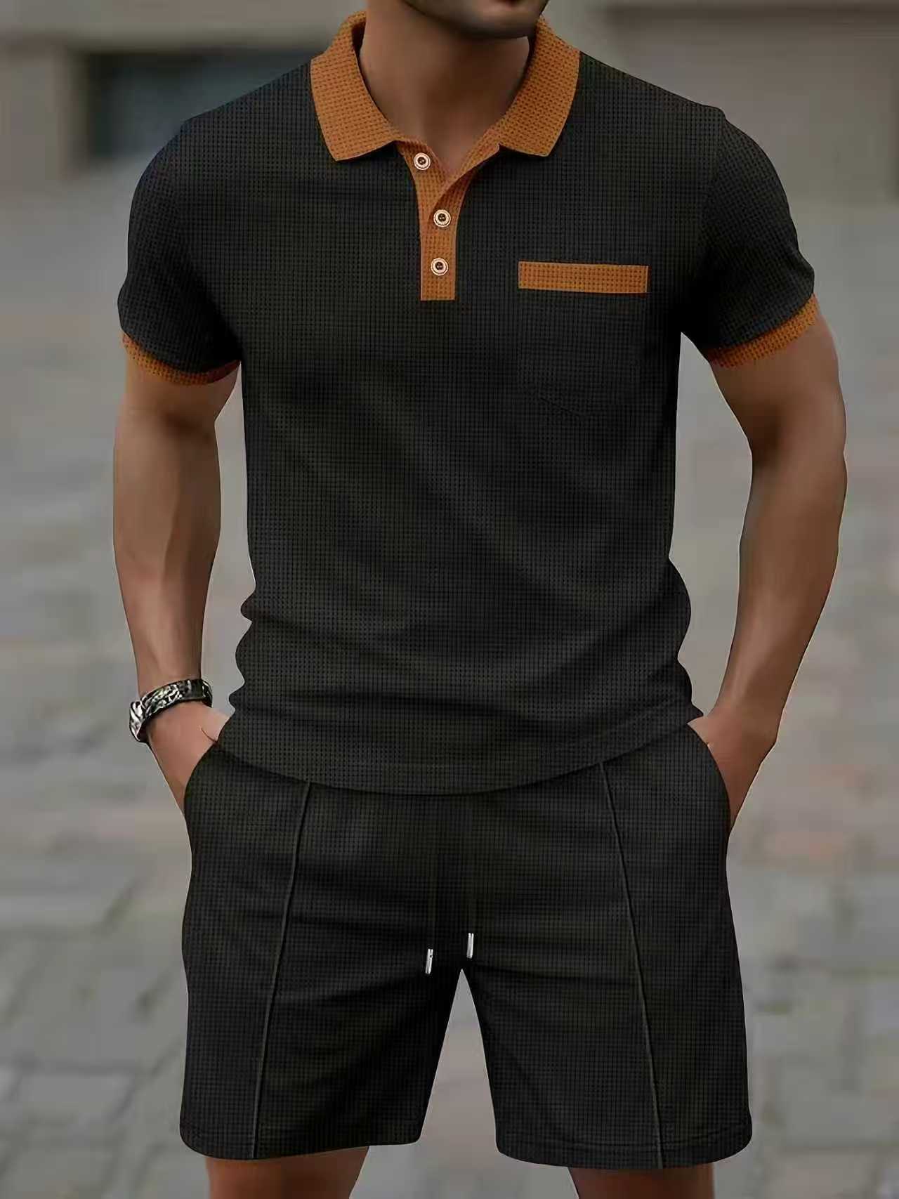 Conjunto de camiseta polo e sh - Men'S Fashion Videos avaliação e preço