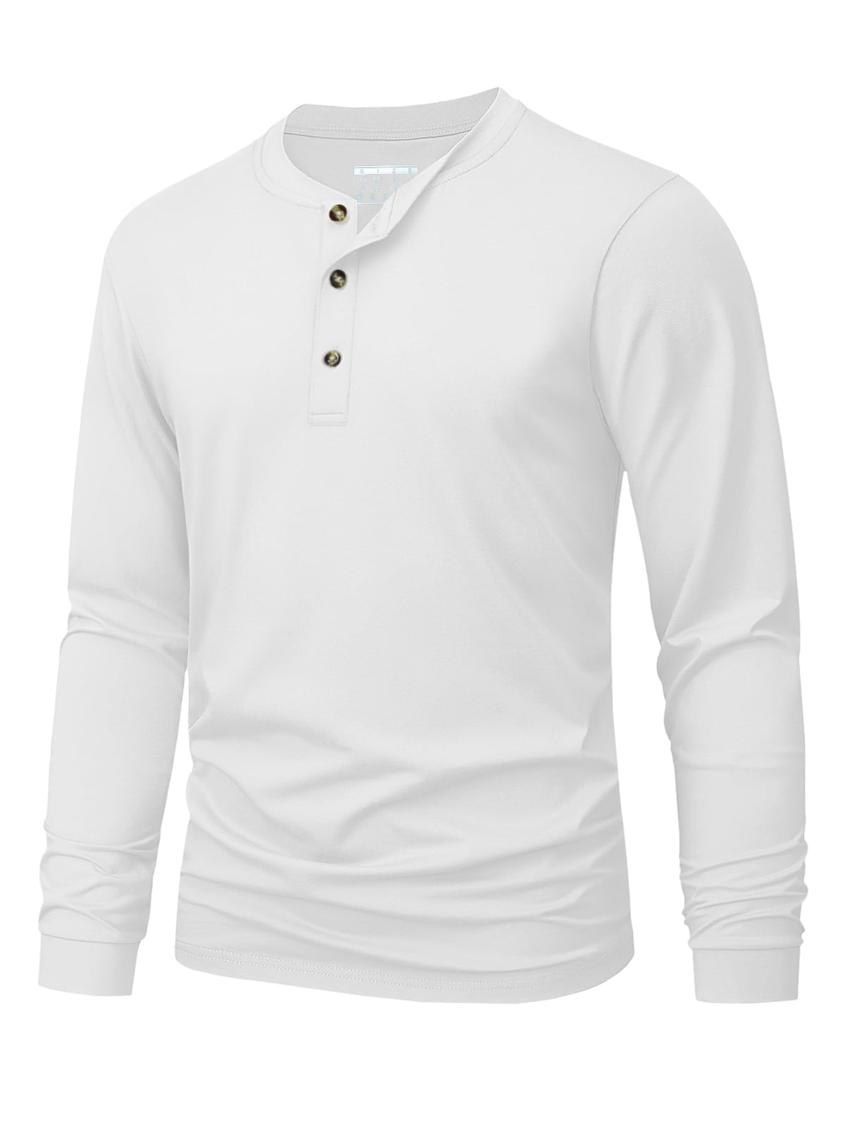 Camiseta Henley Masculina Simp - Fashion Mens Shirt avaliação e preço