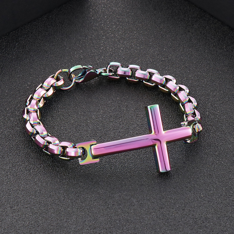 Nova pulseira masculina em aço - Men'S Fashion Jewelry Bracelets avaliação e preço