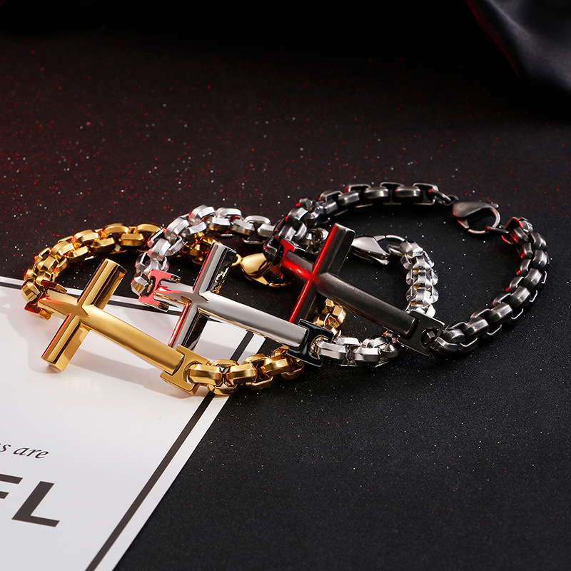 Nova pulseira masculina em aço - Men'S Fashion Jewelry Bracelets avaliação e preço